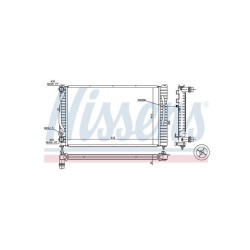 Radiateur Nissens 698526