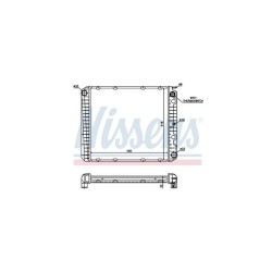 Radiateur Nissens 65525A