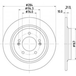 Jeu Disques Mintex MDC2815C