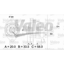 Alternateur Valeo 437211