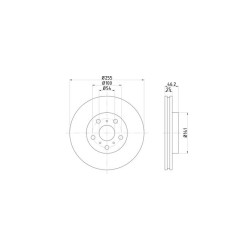 Lot de 2 Disque (x1) TEXTAR 92094400