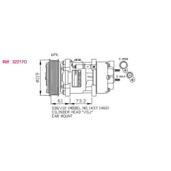 Compresseur NRF 32217G