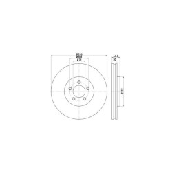 Lot de 2 Disque (x1) TEXTAR 92173505