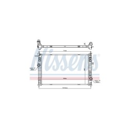 Radiateur Nissens 636042