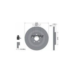 Lot de 2 Disque (x1) TEXTAR 92178005