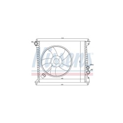 Radiateur Nissens 60425