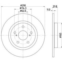 Jeu Disques Mintex MDC2169