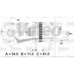 Alternateur Valeo 437111