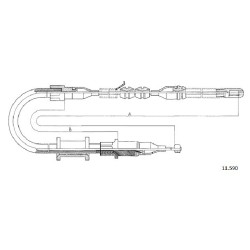 Cable de freins Cabor 11.590