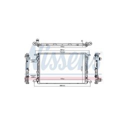 Radiateur Nissens 606573