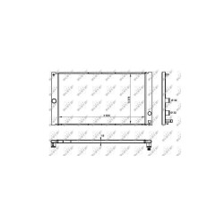 Radiateur Refroid. NRF 50478