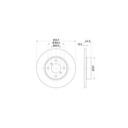 Lot de 2 Disque (x1) TEXTAR 92110803