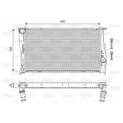 Rad. refroid Valeo 701601