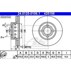 Lot de 2 Disque (x1) ATE 425106