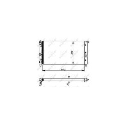 Radiateur Refroid. NRF 54700