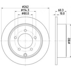 Jeu Disques Mintex MDC2298