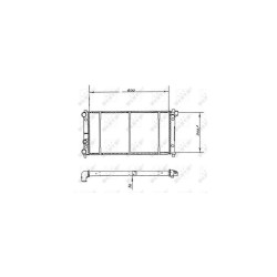 Radiateur Refroid. NRF 58904