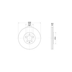 Lot de 2 Disque (x1) TEXTAR 92072800