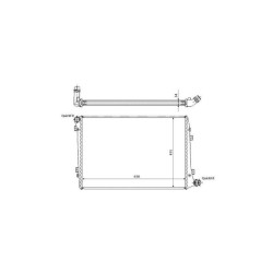 Radiateur Refroid. NRF 53814