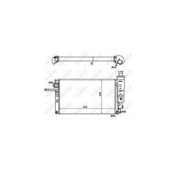 Radiateur Refroid. NRF 58889