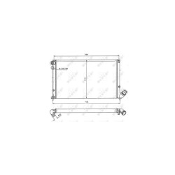 Radiateur Refroid. NRF 58022