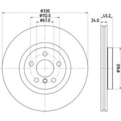 Jeu Disques Mintex MDC2680