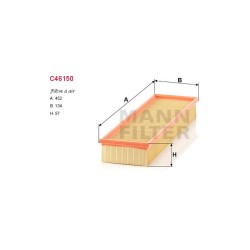 Filtre à air Mann C46150