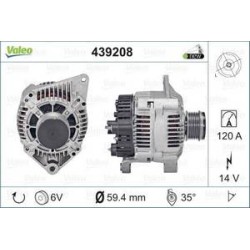 Alternateur Valeo 439208