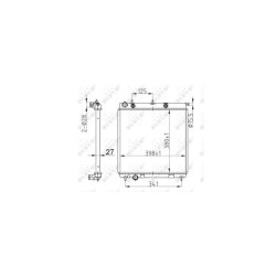 Radiateur Refroid. NRF 50429