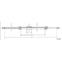 Cable de freins Cabor 10.653