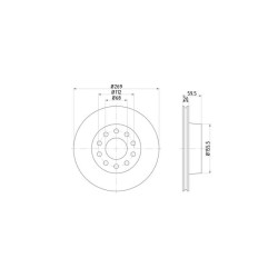 Lot de 2 Disque (x1) TEXTAR 92068400