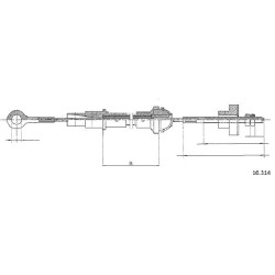 Cable divers Cabor 10.314