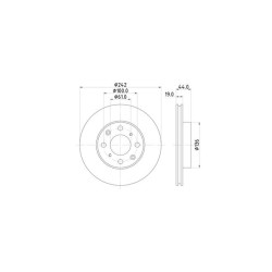 Lot de 2 Disque (x1) TEXTAR 92060700