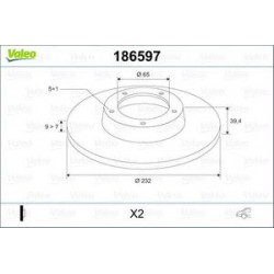 Jeu Disques Valeo 186597