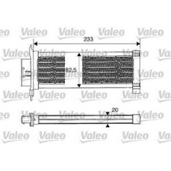 Rad. chauffage Valeo 812235