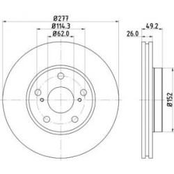 Jeu Disques Mintex MDC2544