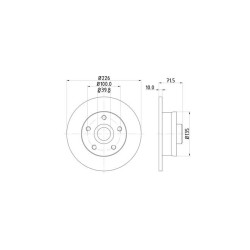 Lot de 2 Disque (x1) TEXTAR 92057200