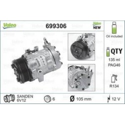 Compresseur Valeo 699306