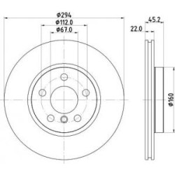 Jeu Disques Mintex MDC2681