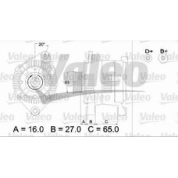 Alternateur Valeo 436336