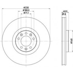 Jeu Disques Mintex MDC2774