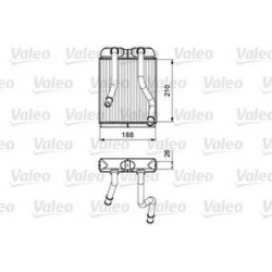 Rad. chauffage Valeo 811532