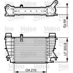 Rad. Turbo/air Valeo 818251