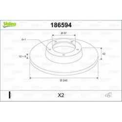 Jeu Disques Valeo 186594