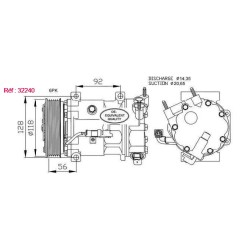 Compresseur NRF 32240