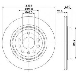 Jeu Disques Mintex MDC1675