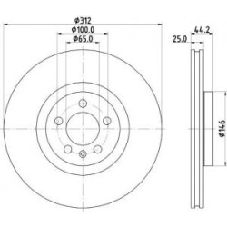 Jeu Disques Mintex MDC2889C