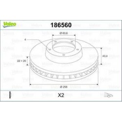 Jeu Disques Valeo 186560