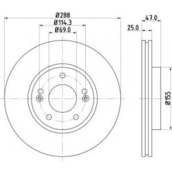 Jeu Disques Mintex MDC2792C