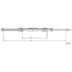 Cable de freins Cabor 10.470